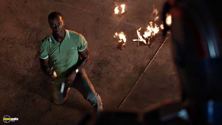 A still #19 from Iron Man 3 (2013) With Don Cheadle