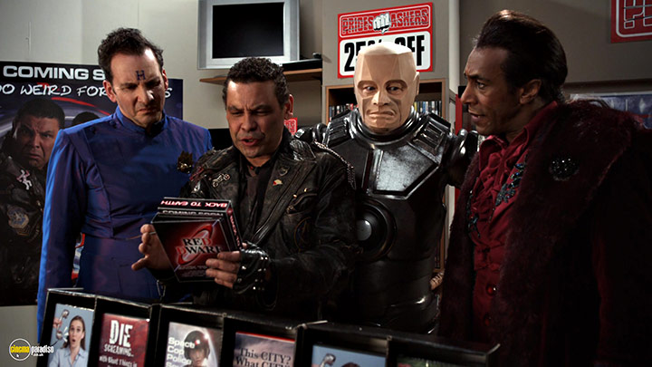 A still #8 from Red Dwarf: Series 9 (2009) With Robert Llewellyn, Danny John-Jules, Chris Barrie And Craig Charles
