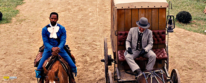 A still #5 from Django Unchained (2012) With Jamie Foxx And Christoph Waltz