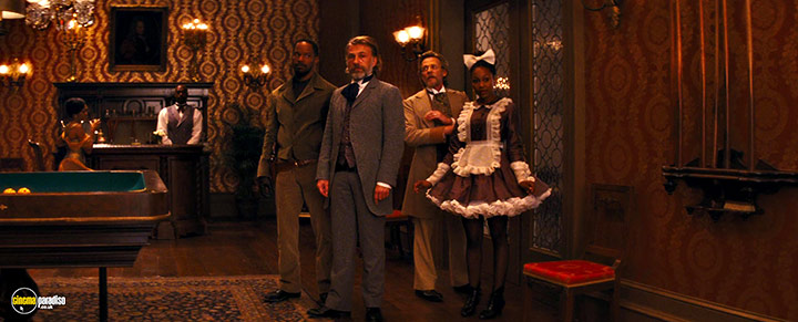 A still #10 from Django Unchained (2012) With Jamie Foxx, Christoph Waltz And Dennis Christopher