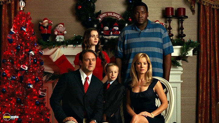 A still #14 from The Blind Side (2009) With Sandra Bullock, Tim McGraw, Jae Head, Quinton Aaron And Lily Collins