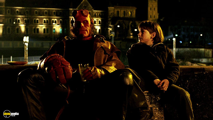A still #79 from Hellboy (2004) With Ron Perlman