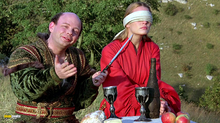 A still #15 from The Princess Bride (1987) With Wallace Shawn