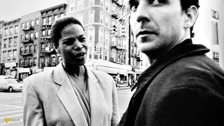 A still #14 from Pi (1998) With Pamela Hart