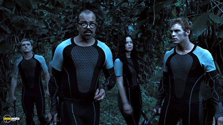 A still #4 from The Hunger Games: Catching Fire (2013) With Jeffrey Wright, Josh Hutcherson And Jennifer Lawrence