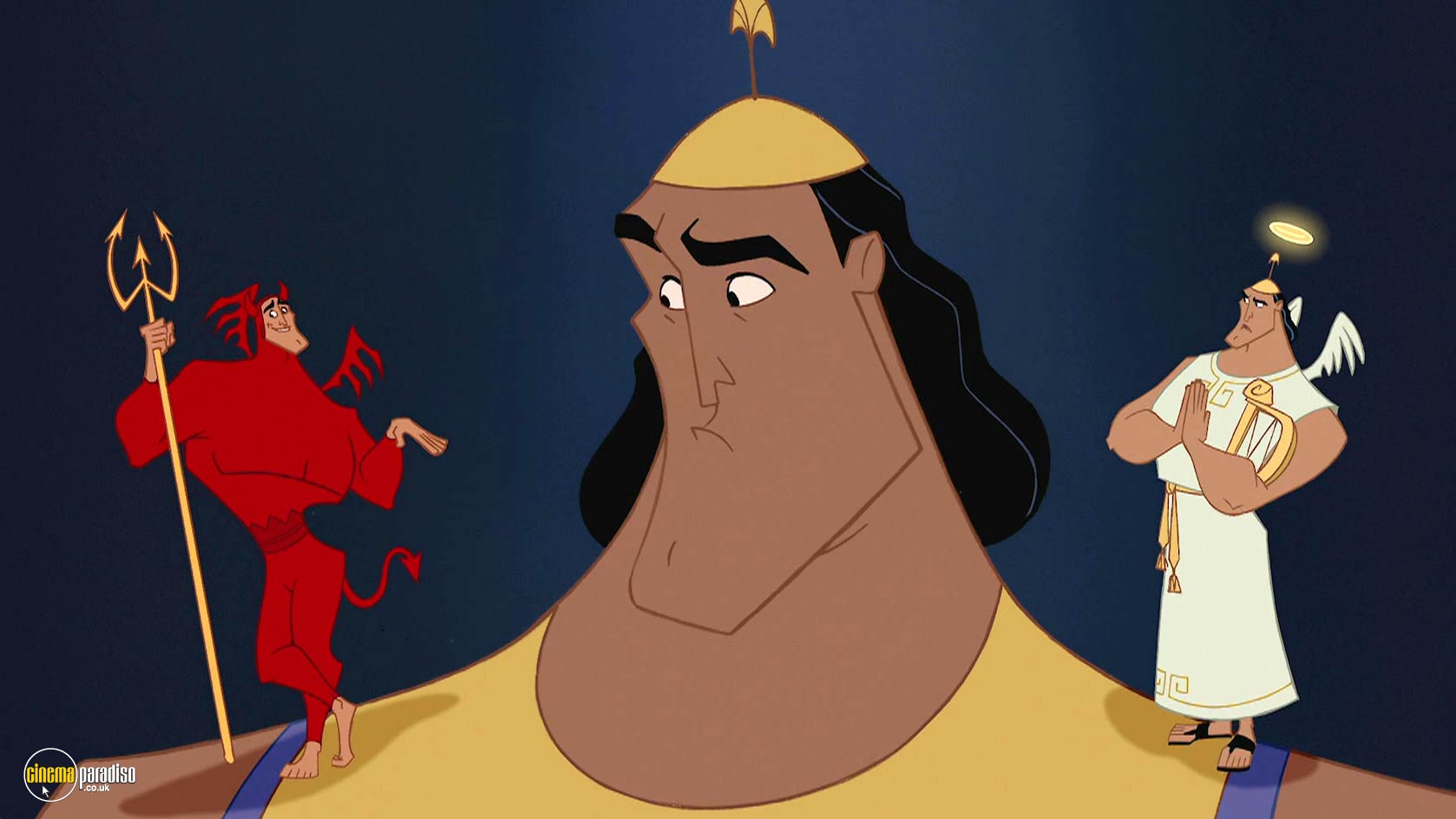 A still from The Emperor's New Groove (2000) 