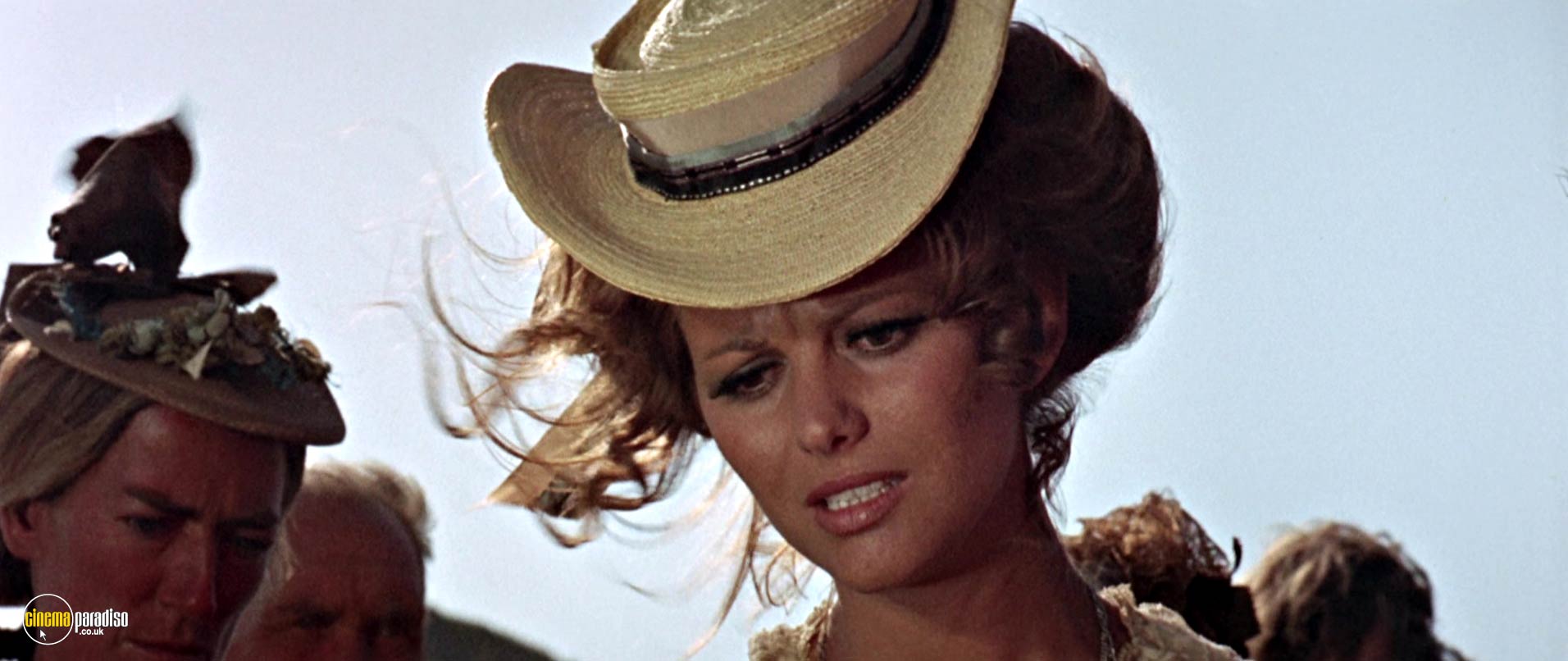 A still from Once Upon a Time in the West (1968) With Claudia Cardinale