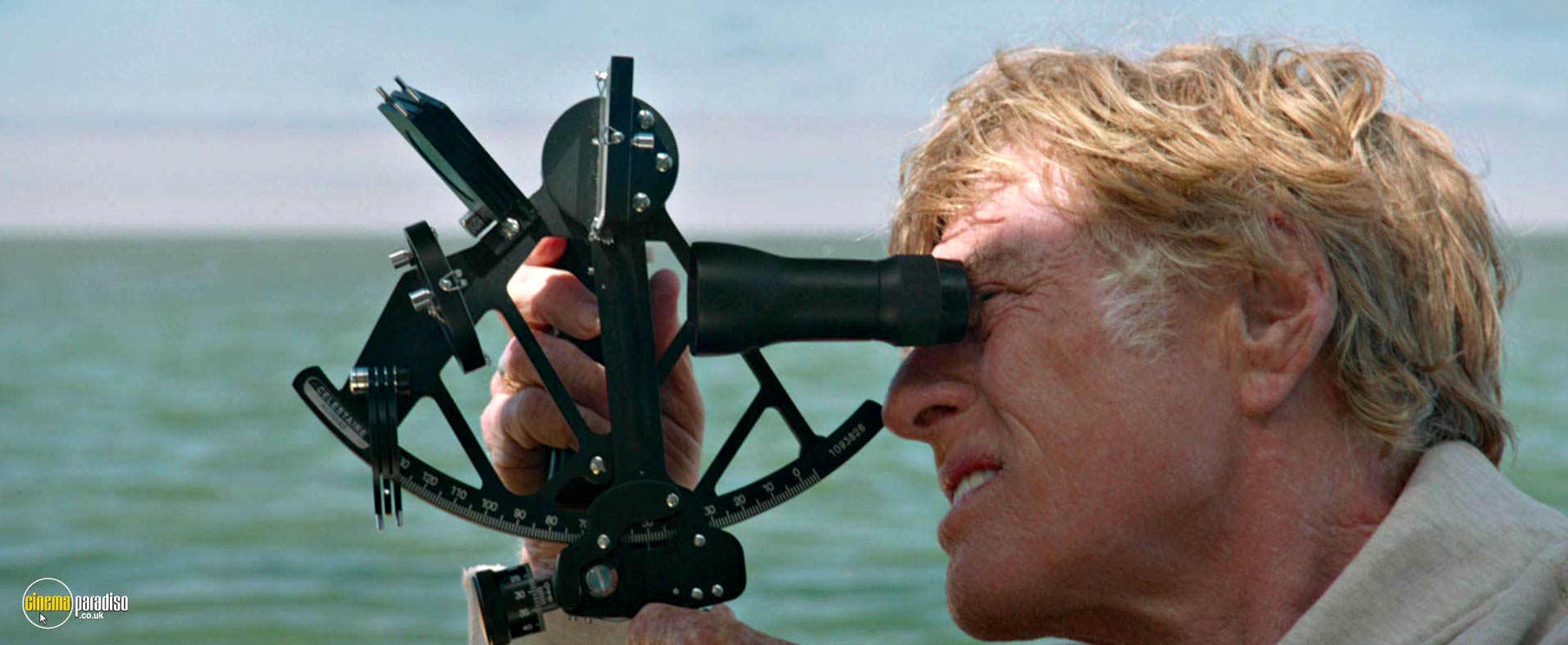 A still from All Is Lost (2013) With Robert Redford