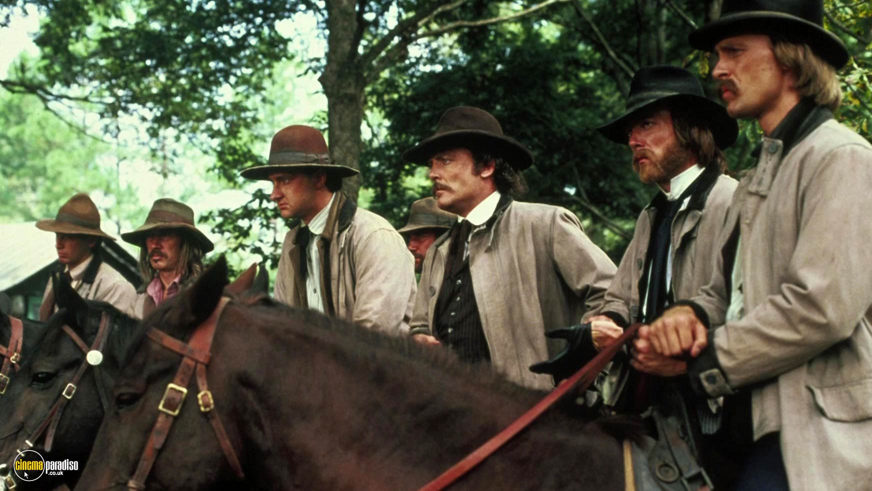 A still from The Long Riders (1980) 