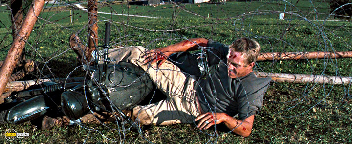 A still #18 from The Great Escape (1963) With Steve McQueen