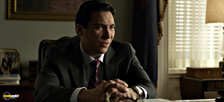 A still #12 from House of Cards: Series 2 (2014) With Benito Martinez
