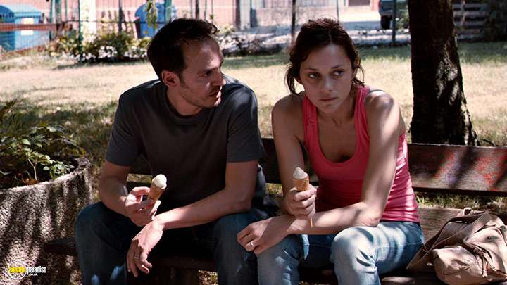 A still #1 from Two Days, One Night (2014) With Fabrizio Rongione And Marion Cotillard