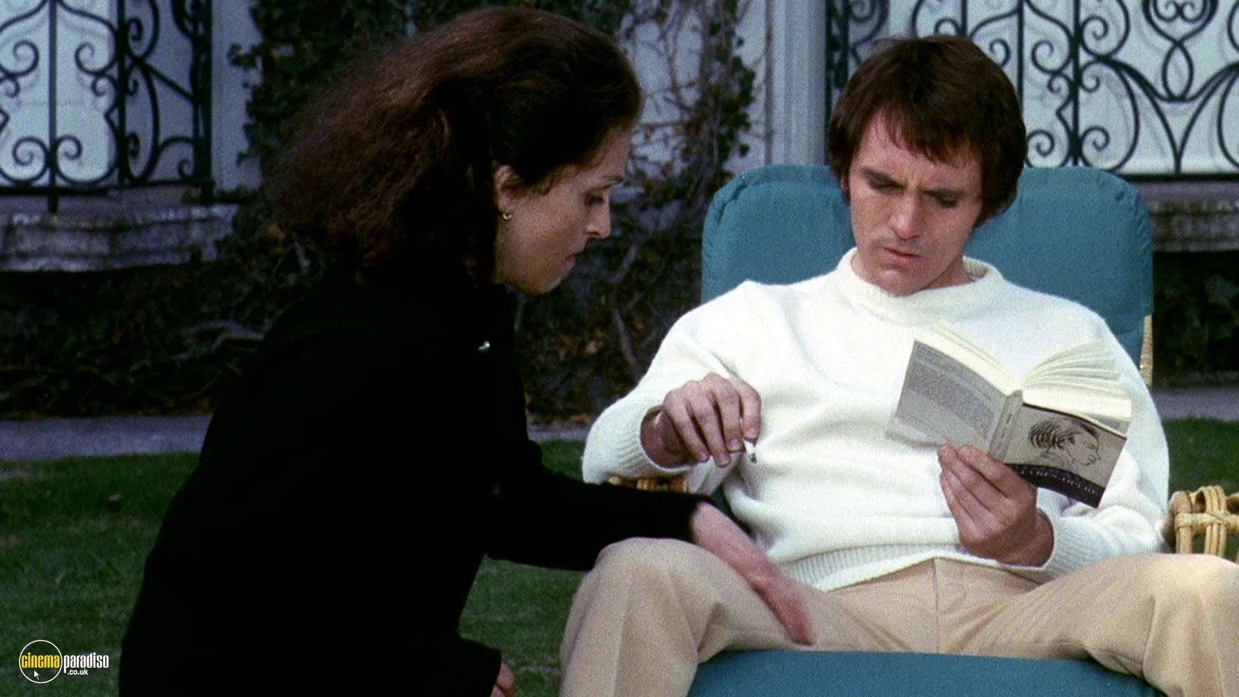 A still from Theorem (1968) With Terence Stamp And Silvana Mangano