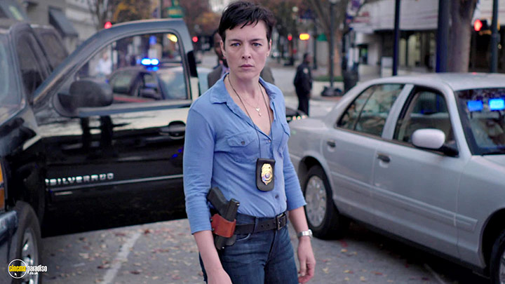 A still #15 from Sabotage (2014) With Olivia Williams