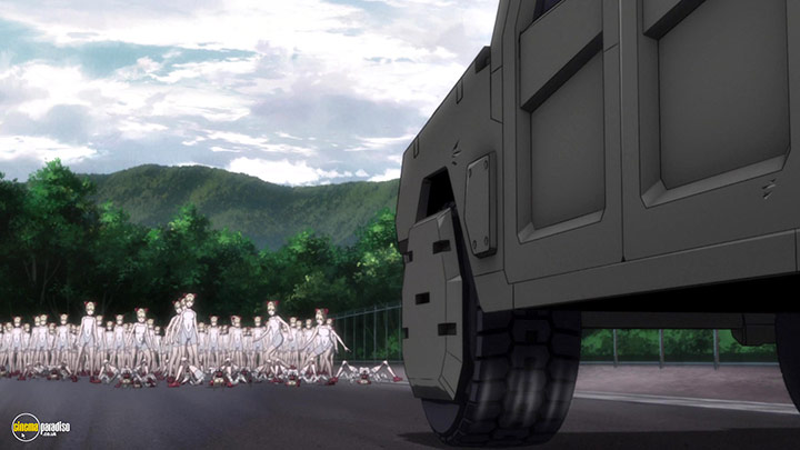 A still #8 from Ghost in the Shell Arise: Borders: Parts 1 and 2 (2013)