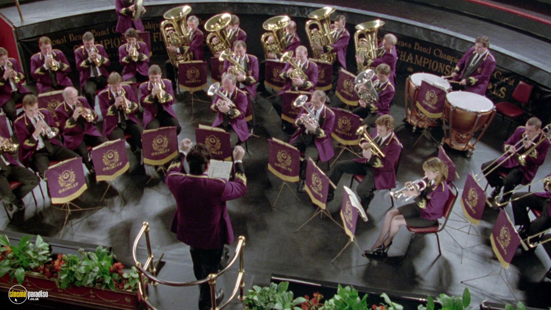 A still from Brassed Off (1996)