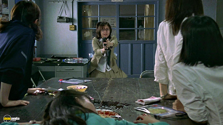 A still #10 from Battle Royale (2000)