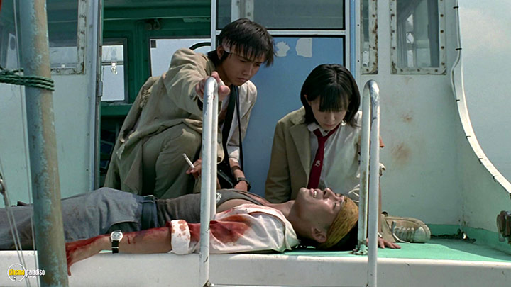 A still #19 from Battle Royale (2000)