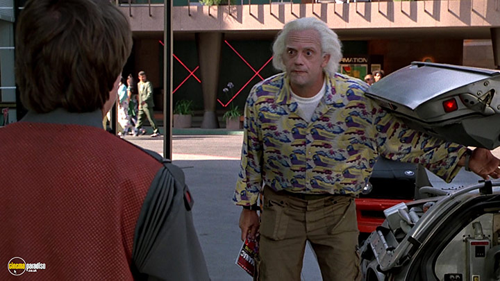 A still #4 from Back to the Future: Part II (1989) With Christopher Lloyd