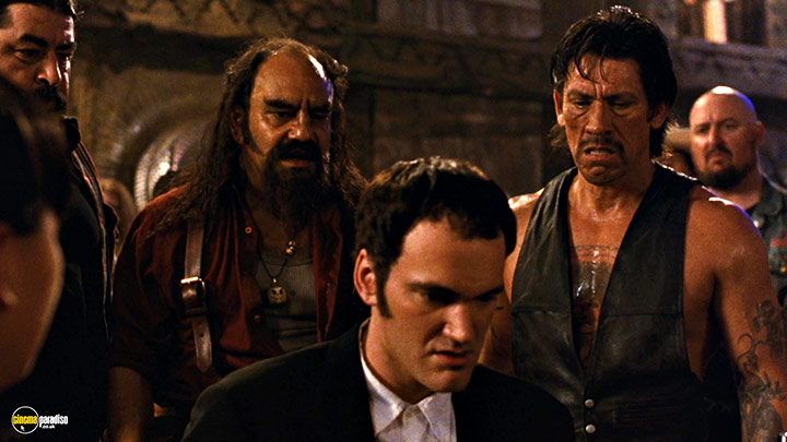 A still #1 from From Dusk Till Dawn (1996) With Quentin Tarantino, Danny Trejo And Cheech Marin