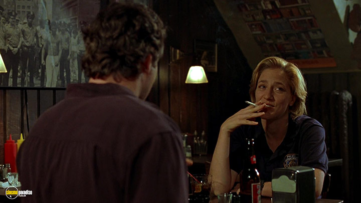A still #21 from Cop Land (1997) With Edie Falco