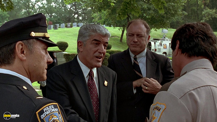 A still #11 from Cop Land (1997) With Sylvester Stallone, Harvey Keitel And Frank Vincent