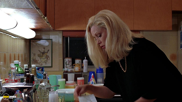 A still #8 from Cop Land (1997) With Cathy Moriarty