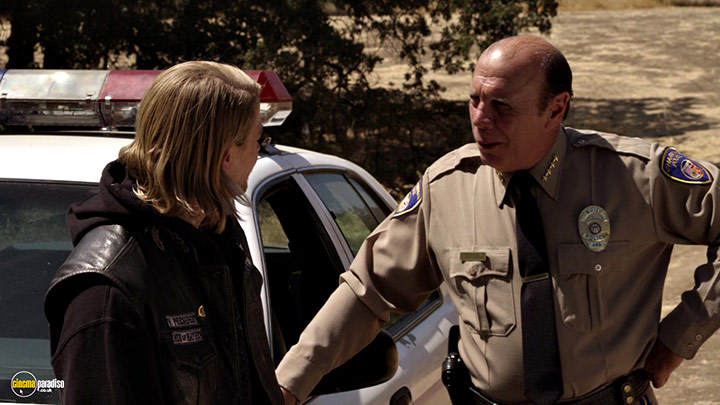 A still #21 from Sons of Anarchy: Series 1 (2008) With Charlie Hunnam And Dayton Callie