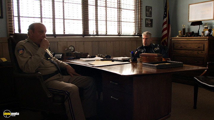 A still #13 from Sons of Anarchy: Series 1 (2008) With Ron Perlman And Dayton Callie
