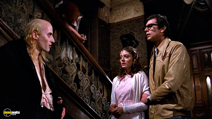 A still #71 from The Rocky Horror Picture Show (1975) With Susan Sarandon, Richard O'Brien And Barry Bostwick