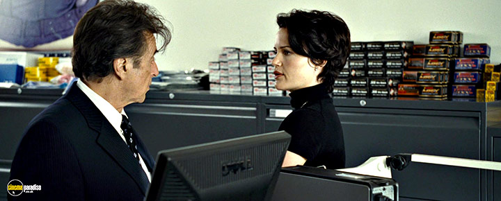 A still #24 from Righteous Kill (2008) With Carla Gugino