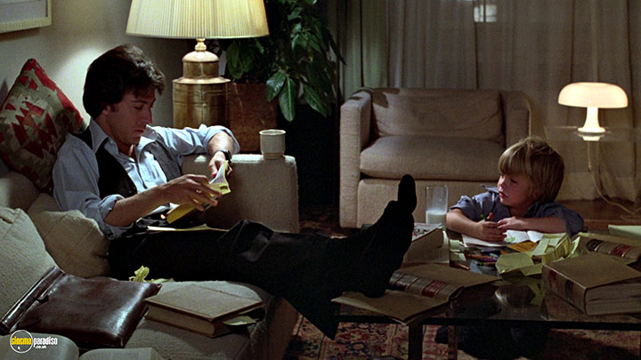 A still #88 from Kramer vs. Kramer (1979) With Justin Henry And Dustin Hoffman