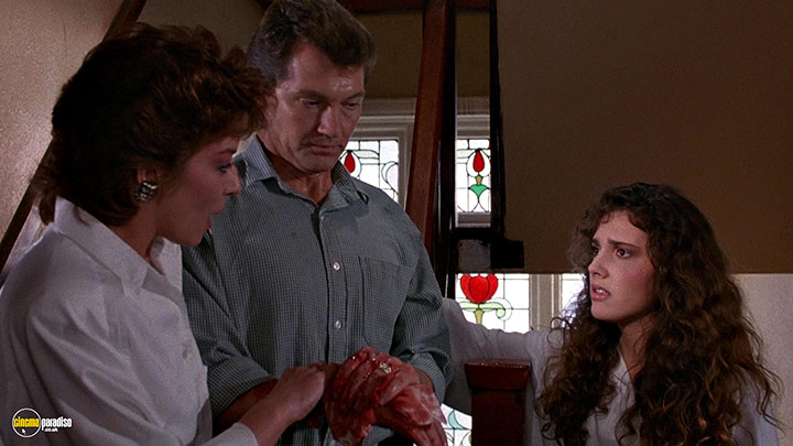 A still #96 from Hellraiser (1987) With Andrew Robinson, Clare Higgins And Ashley Laurence