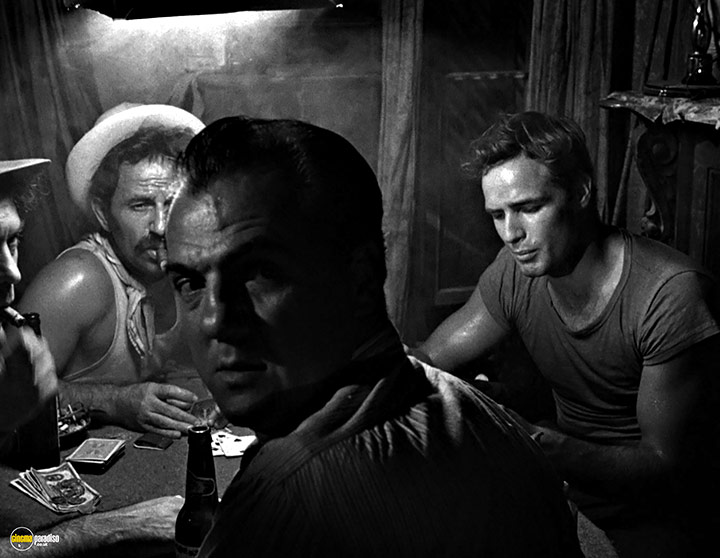 A still #5 from A Streetcar Named Desire (1951) With Marlon Brando And Karl Malden