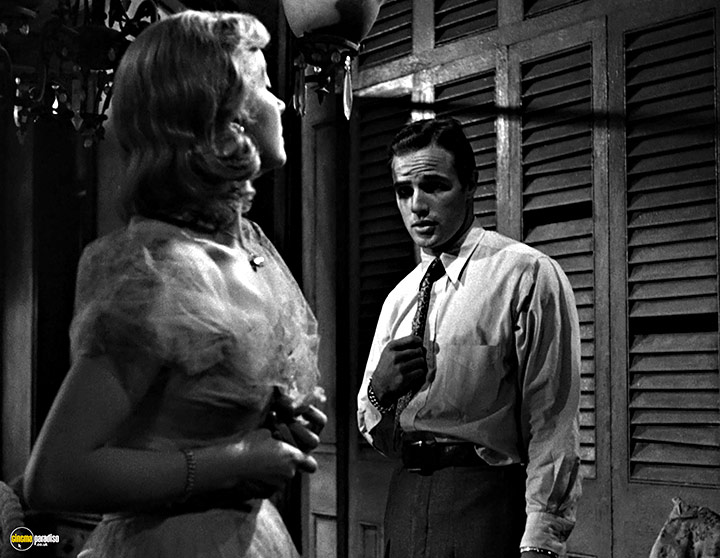 A still #9 from A Streetcar Named Desire (1951) With Marlon Brando And Kim Hunter
