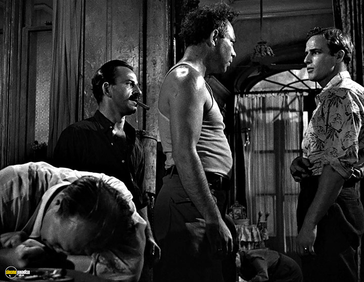 A still #21 from A Streetcar Named Desire (1951) With Marlon Brando And Nick Dennis