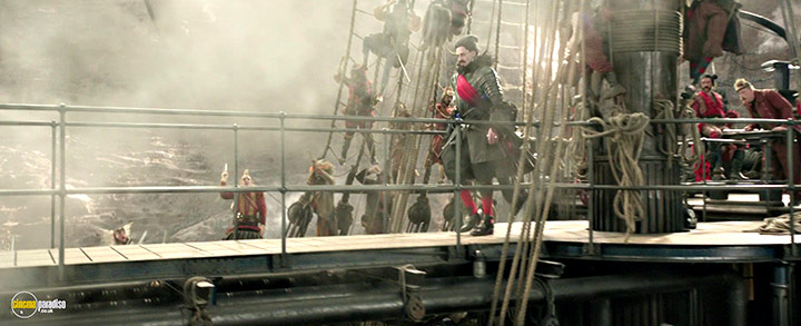 A still #10 from Pan (2015) With Hugh Jackman
