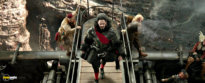 A still #11 from Pan (2015) With Hugh Jackman