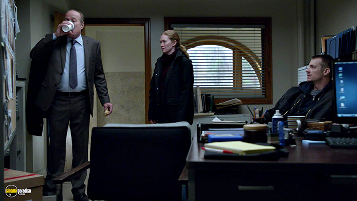 A still #11 from Killing: Series 4 (2014) With Joel Kinnaman And Mireille Enos