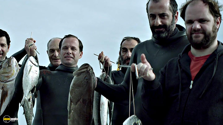 A still #3 from Chevalier (2015) With Vangelis Mourikis, Panos Koronis And Makis Papadimitriou