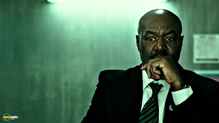 A still #81 from Point Break (2015) With Delroy Lindo