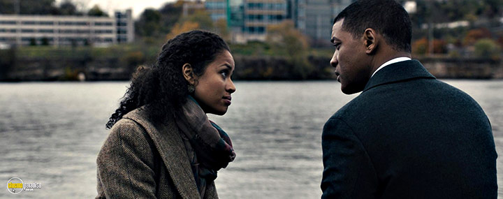 A still #12 from Concussion (2015) With Will Smith And Gugu Mbatha-Raw