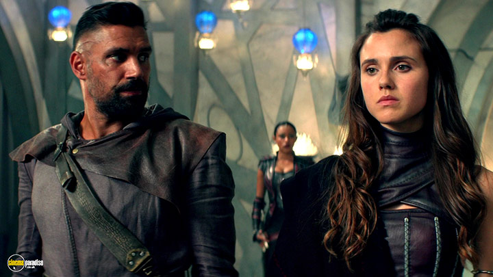 A still #34 from The Shannara Chronicles: Series 1 (2016) With Manu Bennett And Poppy Drayton