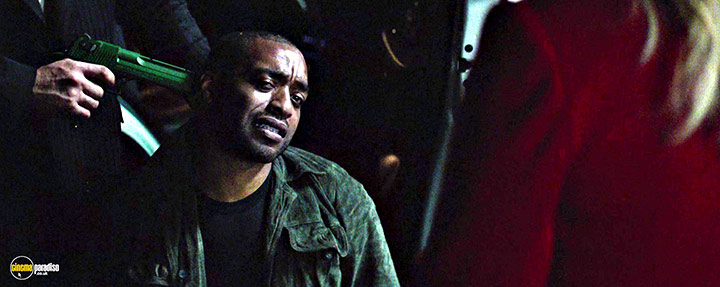 A still #11 from Triple 9 (2016) With Chiwetel Ejiofor