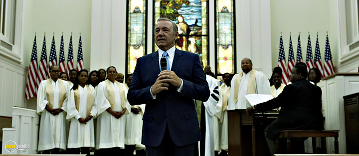 A still #2 from House of Cards: Series 4 (2016) With Kevin Spacey