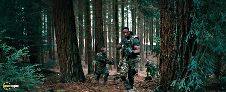 A still #32 from Kill Command (2016) With Bentley Kalu