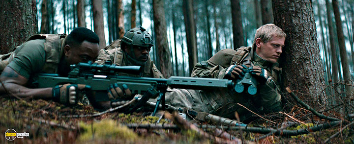 A still #29 from Kill Command (2016) With Thure Lindhardt, David Ajala And Bentley Kalu