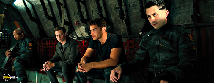A still #5 from Allegiant (2016) With Theo James And Bill Skarsgård