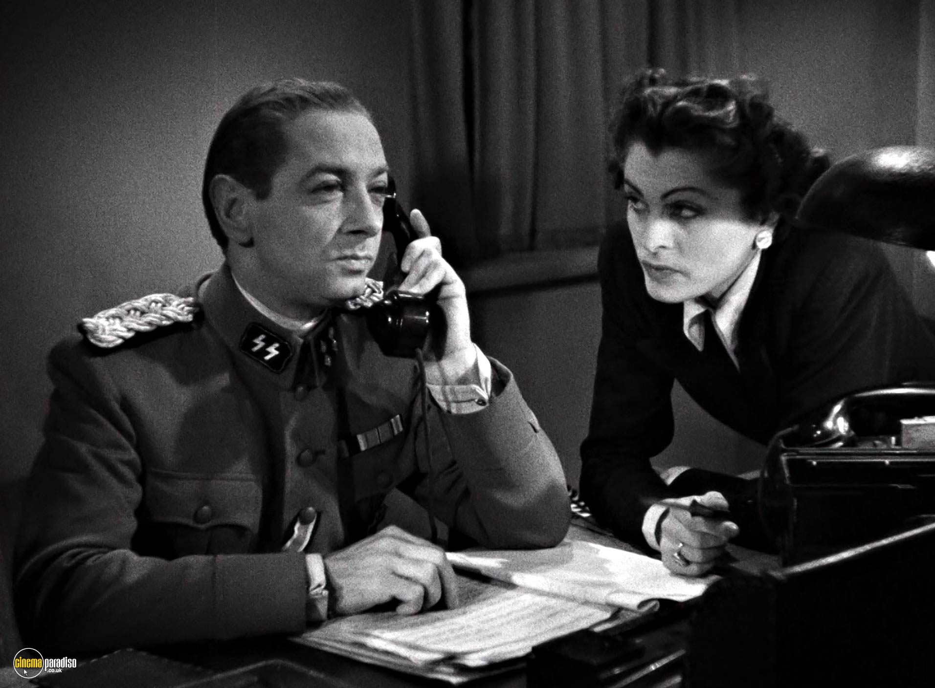 A still from Rome, Open City (1945) With Giovanna Galletti