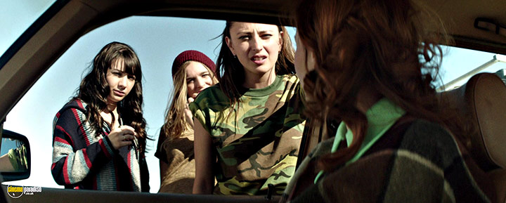 A still #24 from Southbound (2015) With Hannah Marks, Nathalie Love And Fabianne Therese